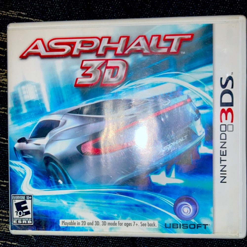 Asphalt 3D Nintendo 3DS Game